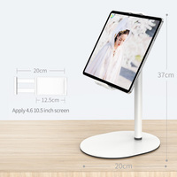 Support de tablette flexible réglable en hauteur, antivol, en métal, Feixiang L7, universel, pour iPad/tablettes Android, PC, utilisation à domicile ou au bureau