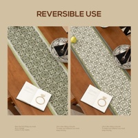 Style Boho Vintage Design original Jacquard Cuisine Décor Réversible Utilisation Chemin De Table Pour La Décoration De Table À Manger