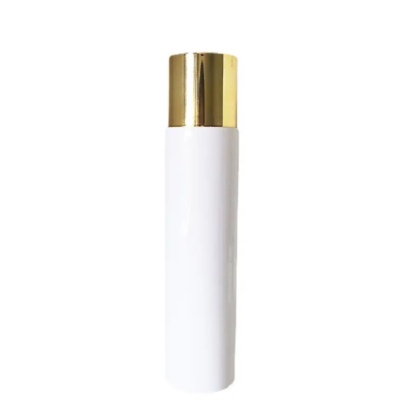 100Ml ~ 500Ml Plating Goud Zilveren Schroefdop Lotionfles Toner Essence Wit/Zwart/Transparante Emulsie Verpakkingsflessen