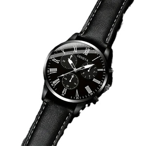 Nouvelle <span class=keywords><strong>Montre</strong></span> à Quartz <span class=keywords><strong>Homme</strong></span> Style Tendance Exportation <span class=keywords><strong>Bracelet</strong></span> <span class=keywords><strong>Cuir</strong></span> 40mm Pointeur Affaires Décontracté Mode Design Trois Yeux Plus <span class=keywords><strong>Bracelet</strong></span> Tressé - Product Image 5