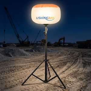 Luz LED inflable de 1400W de potencia máxima para reconstrucción de carreteras urbanas, excavaciones, puentes y construcción nocturna. - Product Image 2