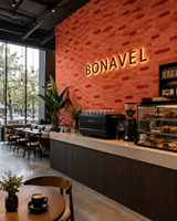 Revêtement mural en briques flexibles ultra-minces, bicolore, mélange de carreaux, fabricant OEM pour revêtement de façade extérieur et intérieur