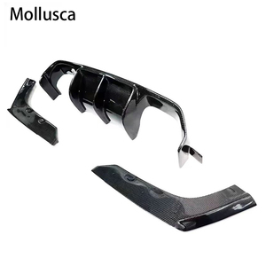 Difusor Trasero de Fibra de Carbono Estilo V para BMW Serie 3 F80 M3/F82 M4 Sedán 2013-2019 - Product Image 4