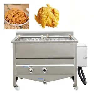 Food industrial oil water separation deep fryer small frying machine for fried food snack