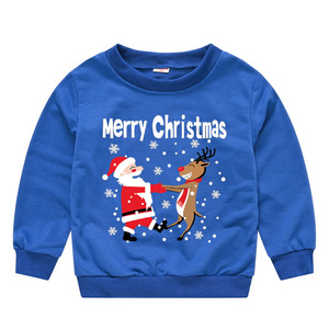 <span class=keywords><strong>Sweat</strong></span>-shirt de Noël pour enfants, vêtements de fête, <span class=keywords><strong>sweat</strong></span>-shirt à motif de dessin animé pour garçons et filles, nouveau style printemps-automne, pull-over - Product Image 6