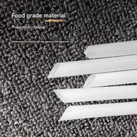 Pailles modernes jetables biodégradables écologiques en PLA blanc de 6 mm/12 mm, 230 mm, durables, personnalisées, lot de 500 pour bar, fête, mariage