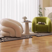 Fauteuil simple moderne et élégant ; un fauteuil moelleux et confortable pour la maison ; Meuble de salon
