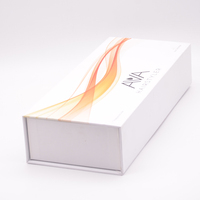 Papier d'art en carton dur recyclable avec logo personnalisé boîtes de papier d'estampage pour cadeau boîtes cadeaux pliantes de luxe à fermeture magnétique