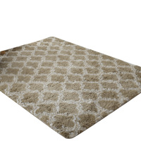 Tapis de chambre à coucher moderne nordique Hapton, motif en soie et laine tie-dye, tapis de salon, tapis de table basse, tapis de chevet, couverture longue, lavage en machine