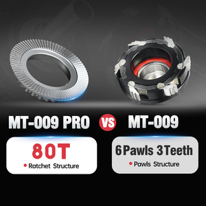 <span class=keywords><strong>Moyeu</strong></span> VTT ARC <span class=keywords><strong>DT</strong></span> 80T à cliquet 32H 100/135mm MT-009F/R PRO à dégagement rapide, roulement S&S, disque 6 boulons HG 11S, directement de l'usine - Product Image 2
