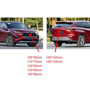 Calcomanías para Coche Cubierta de Emblema para Volante Delantero y Trasero para TOYOTA TACOMA TUNDRA Camry Sin Necesidad de Quitar la <span class=keywords><strong>Insignia</strong></span> Original - Product Image 2