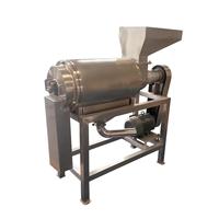 Geavanceerde dubbelkanaals passievrucht pulp extractor aardbei mango pulpmachine motor 304 roestvrij staal