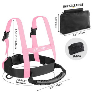 Arnés de entrenamiento de esquí y <span class=keywords><strong>Snowboard</strong></span> para niños pequeños, Asa y bolsa de fácil elevación, con correa extraíble - Product Image 6