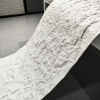 Matériaux de décoration de luxe en pierre flexible MCM, feuille de placage de lune étoilée, pierre murale décorative, matériau de pierre artificielle OEM