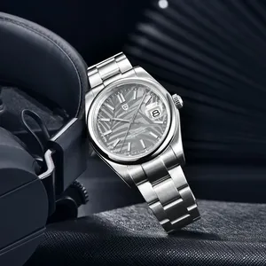 <span class=keywords><strong>PAGANI</strong></span> DESIGN — montre-bracelet mécanique et automatique pour homme, DESIGN feuille de palmier, miroir en saphir, nouvelle collection, 39MM, <span class=keywords><strong>NH35A</strong></span> - Product Image 3