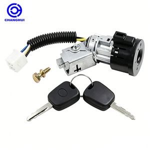 Ensemble complet de serrures de voiture N0502200 <span class=keywords><strong>5</strong></span> pièces pour Peugeot 107 Citroën <span class=keywords><strong>C1</strong></span> Toyota Aygo 2005-2014 Serrure de contact, de porte et de bouchon de carburant + 2 clés - Product Image 2