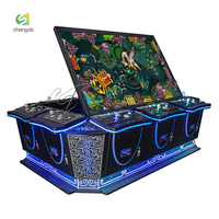 Prix promotionnel Table de poisson Air Strike Crab King Table de tir de pêche 10 joueurs 65 86 98 pouces Table de jeu de poisson
