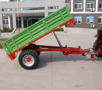 Mini hydraulische kiepwagen compacte landbouw kiepwagen kleine draaicirkel voor boomgaard kas fruit groente transport