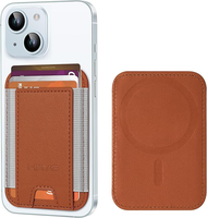 Portefeuille magnétique adhésif HiWe Slim MagSafe, le plus puissant pour iPhone 17/16/15/14/13/12 Series, porte-cartes 7 emplacements