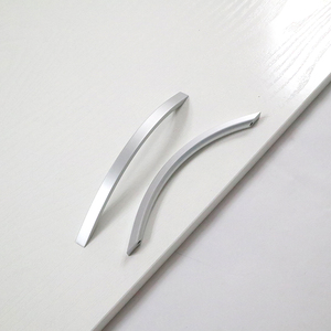 铝银弧形家具厨房抽屉拉手橱柜拉手 - Product Image 4