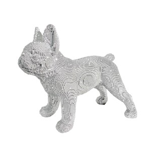 Escultura de Resina Artística Creativa con Detalles Dorados, Figura de Perro Caminando, Decoración de Escritorio para el Hogar, de Alta Gama - Product Image 5