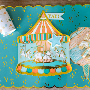 DAMAI New Design Kid Baby Happy Birthday Party Plate Cup Pack Favors Set Fun Fair Party Paper Plate Tableware Set - Product Image 3