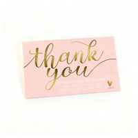 Carte de remerciement d'invitation de mariage de carte postale luxueuse imprimée personnalisée en gros