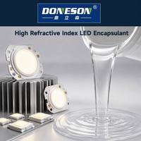 Résine de silicone à indice de réfraction élevé pour l'encapsulation des LED SMD, haute transparence, anti-jaunissement, stabilité thermique, faible contrainte