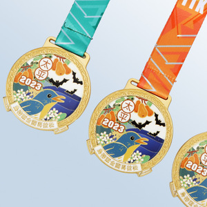 Medallas Personalizadas para Maratón, de Aleación de Zinc, Grabado Láser, Impresión Digital, Duraderas, Medalla para Miembros, Regalos Empresariales - Product Image 1