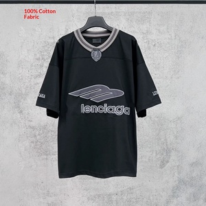 <span class=keywords><strong>T</strong></span>-shirt a maniche corte unisex senza colletto con stampa cartoon, traspirante, estiva, Nuova Collezione B Brand, Edizione Speciale <span class=keywords><strong>Parigi</strong></span> 2026 - Product Image 1