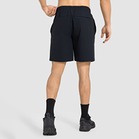 Nouveaux shorts de sport pour hommes, couleur unie, vente en gros personnalisée, nylon, fermeture élastique à la taille