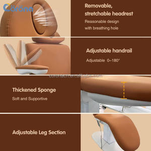 Lit de beauté électrique, fauteuil de soin du visage, hauteur réglable, équipement de salon de spa pour clinique <span class=keywords><strong>esthétique</strong></span> et <span class=keywords><strong>centre</strong></span> de beauté - Product Image 5