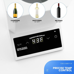 Frigorifero Elettrico per Vino Senza Ghiaccio, Temperatura 5-18°C/41-64°F, per Una Bottiglia, Adatto per la Maggior Parte delle Bottiglie, Uso Domestico e <span class=keywords><strong>Esterno</strong></span> - Product Image 4