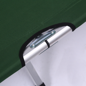 Letto da campeggio pieghevole in acciaio portatile moderno personalizzato di alta qualità - Product Image 3
