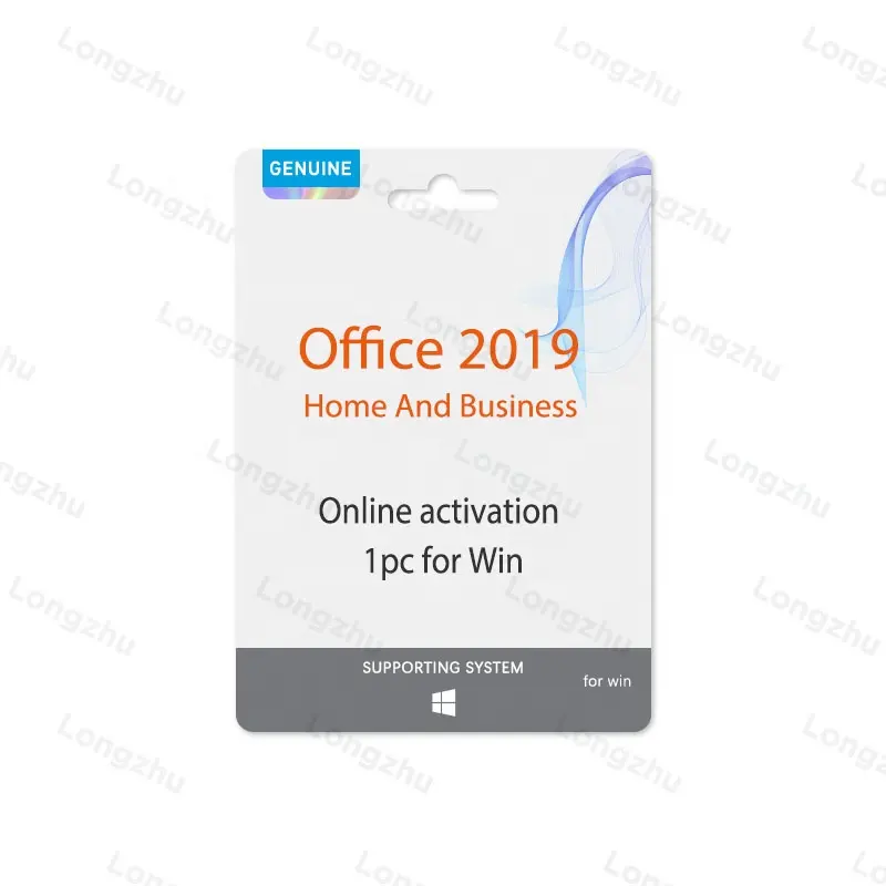 Office 2019 Home and Business para Win Chave Online 1 peça Chave de Licença Ativação Online Enviar por Ali Página de Chat