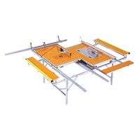 Woodworking Saw Meja/Multi-Fungsi Konsol/Kayu Terbalik Mengangkat Lipat Rel Melihat Push-Pull portable Meja Kerja