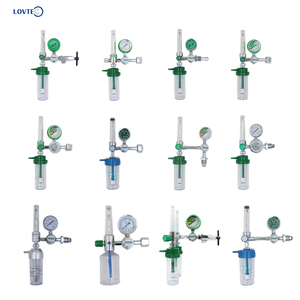 Regolatore di Ossigeno Medicale Lovtec Cga540 per Bombola con Flussometro e Umidificatore - Product Image 1