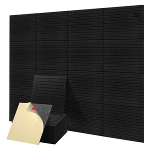 Fourniture transfrontalière de panneaux insonorisants en fibre de polyester, <span class=keywords><strong>isolation</strong></span> acoustique pour la <span class=keywords><strong>maison</strong></span>, auto-adhésifs pour murs - Product Image 4
