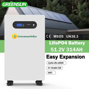 Batteria Solare 16 kWh 51.2V 314 Ah per Accumulo Energetico Domestico, Batteria al Litio LiFePO4 - Product Image 1