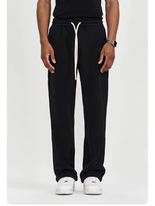 AL1688 HHJ <span class=keywords><strong>Pantaloni</strong></span> da <span class=keywords><strong>Tuta</strong></span> in Cotone Felpato 350gsm, Logo Personalizzato, <span class=keywords><strong>Pantaloni</strong></span> da <span class=keywords><strong>Tuta</strong></span> Oversize e Larghi per Uomo - Product Image 1