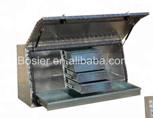 Boîte <span class=keywords><strong>à</strong></span> <span class=keywords><strong>outils</strong></span> <span class=keywords><strong>à</strong></span> tiroirs industrielle lourde de grande capacité de 2.0mm en aluminium, ouverture latérale <span class=keywords><strong>complète</strong></span>, étanche pour les ateliers d'utilisation de camions, taille personnalisée - Product Image 2