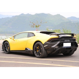 2014-2023 LP580/610 Car Upgrade Dry Carbon Fiber <b>Hood</b> Rear Spoiler Exhaust Front Rear Bumper New BodyKit for Lamborghini Huracan - Product Image 6