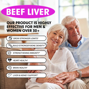 Capsules de foie de bœuf de haute qualité avec foie bovin pour renforcer les ongles et favoriser la synthèse du collagène - Product Image 6