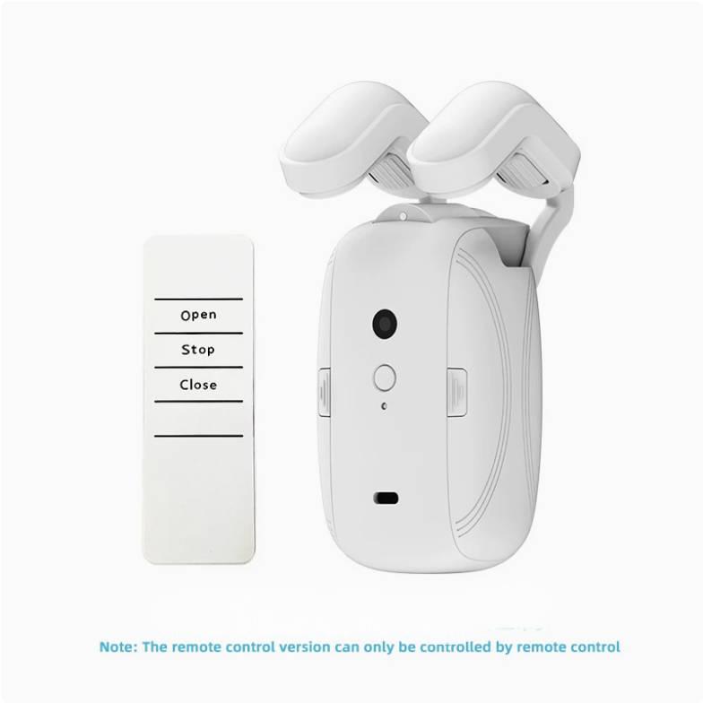 Robot de rideau simple + tringle romaine + télécommande