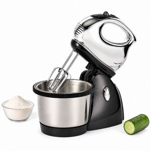 <span class=keywords><strong>Robot</strong></span> culinaire multifonctionnel de qualité supérieure 250W 2,5L – Batteur sur socle, mélangeur de farine, machine de cuisine pour chef - Product Image 6