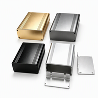 Boîtier d'extrusion en alliage d'aluminium pour dissipation thermique, usinage CNC personnalisé, boîte de distribution résistante à la corrosion IP30, ODM OEM