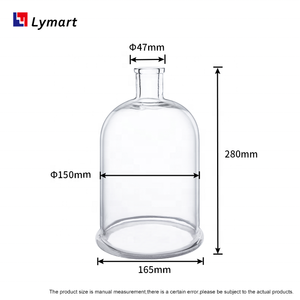 Campanas de Vidrio Transparentes Pequeñas de 150x280 mm, Equipo Educativo para Laboratorios - Product Image 5