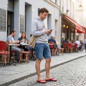 Tongs en PVC Yearning Man, respirantes, imperméables, antidérapantes, à semelle souple, pour intérieur/extérieur, pantoufles confortables pour la maison, été, couple - Product Image 3