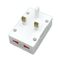 Adaptor Colokan Listrik Portabel Nirkabel Ukuran Kecil Model Inggris untuk Perjalanan
