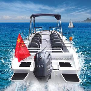 Lancha de 25 pies/7.5 m con 14 Asientos y Parabrisas, Lancha de Recreo de Alta Calidad, Lancha de Carreras a Gasolina, Gran Oferta - Product Image 4